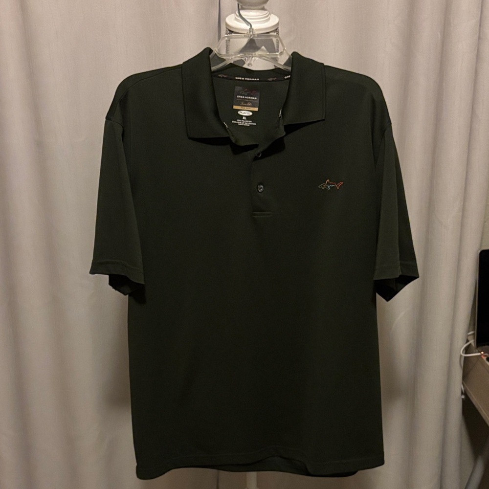 Greg Norman Forest Green Polo Shirt